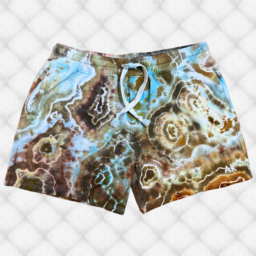Tie Dye Geode Shorts
