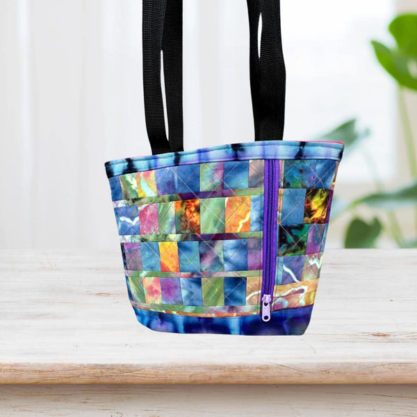 Tie Dye Handcrafted Quilted Purse