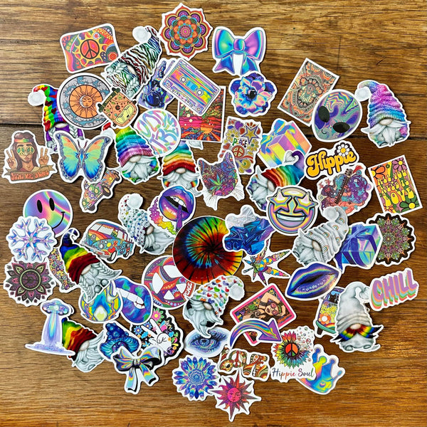 Groovy Mystery Sticker Pack - 4 Pack