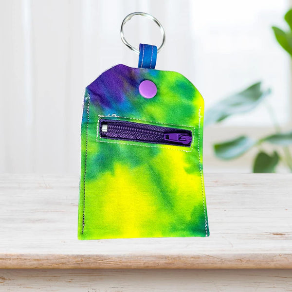 Tie Dye Keychain Wallet