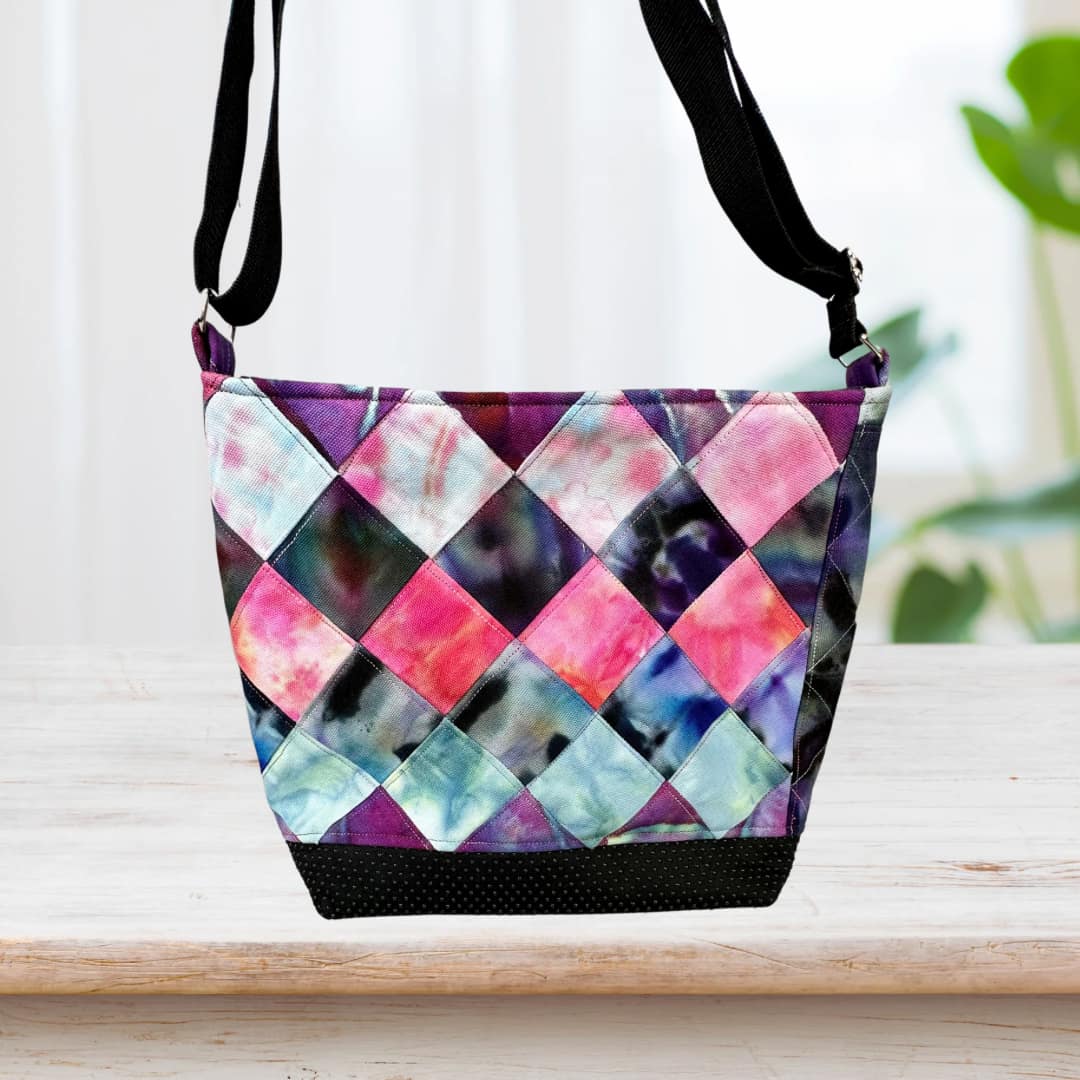 Tie Dye Handcrafted Quilted Purse