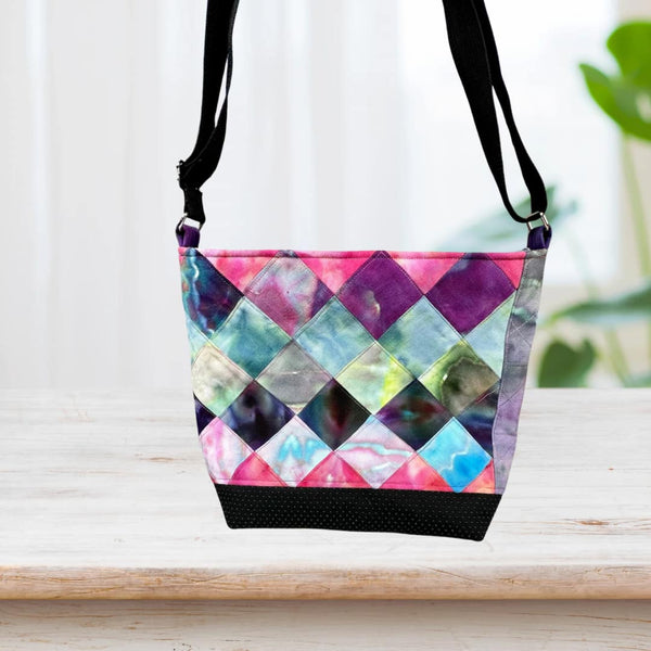 Tie Dye Handcrafted Quilted Purse