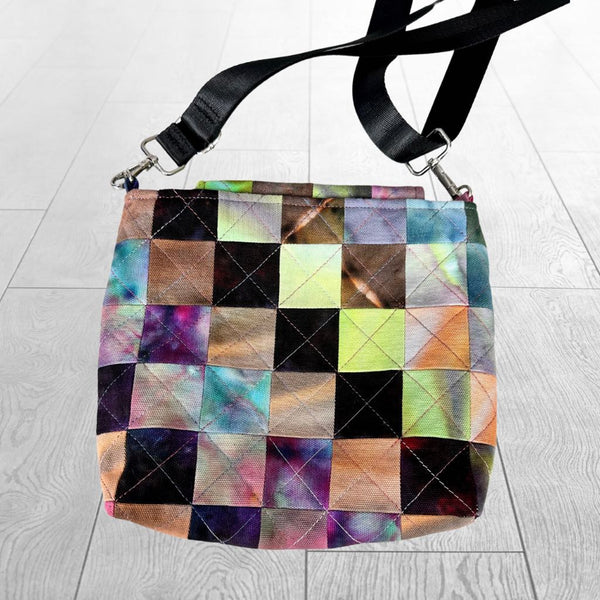 Tie Dye Handcrafted Quilted Purse