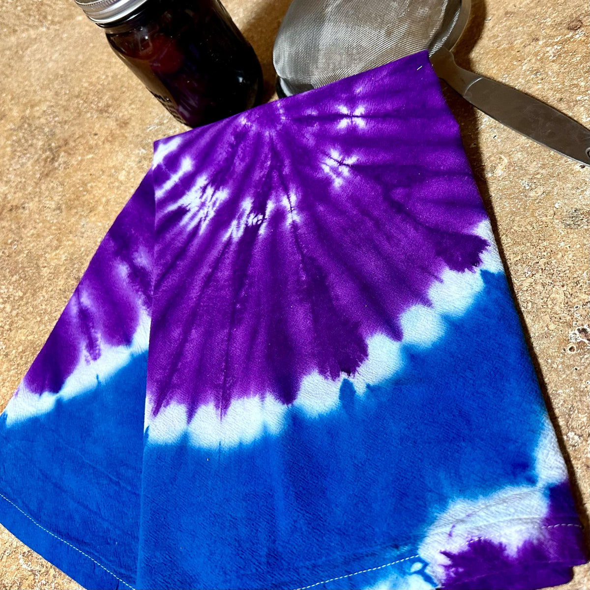 Tie Dye Kitchen Tea Towel