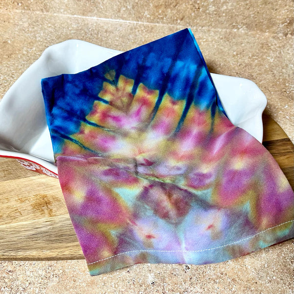 Tie Dye Kitchen Tea Towel