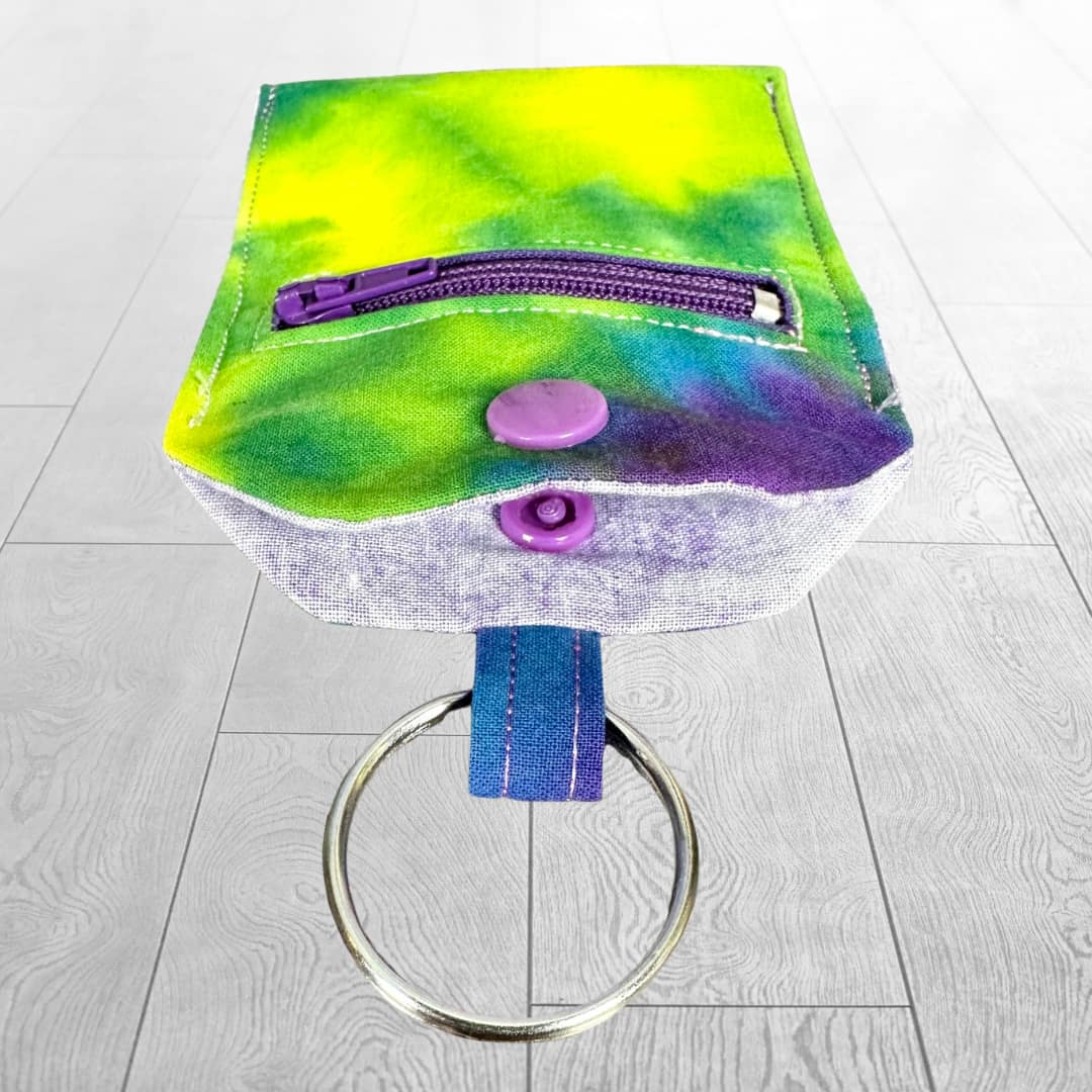 Tie Dye Keychain Wallet