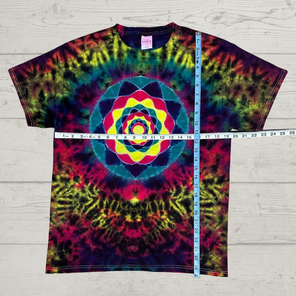 Rainbow Mandala Medium Crew Neck Shirt