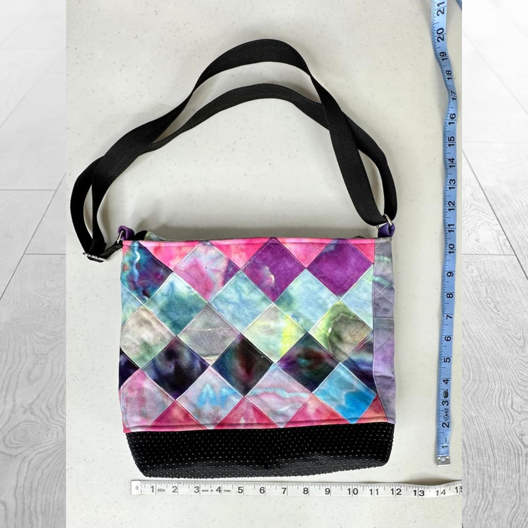 Tie Dye Handcrafted Quilted Purse