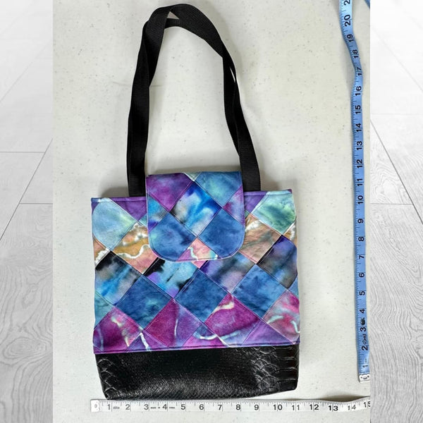 Tie Dye Handcrafted Quilted Purse