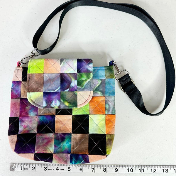 Tie Dye Handcrafted Quilted Purse