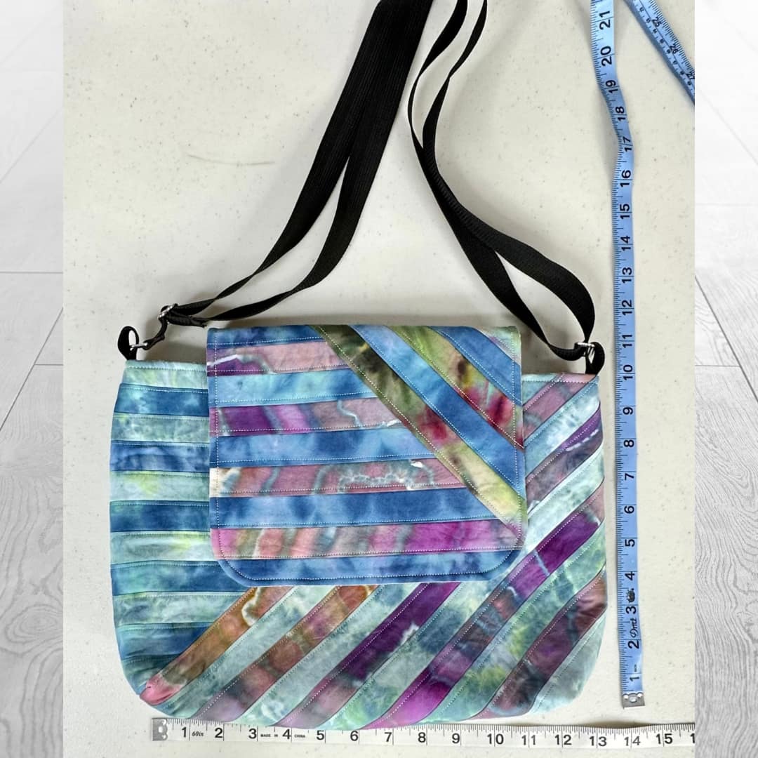 Tie Dye Handcrafted Quilted Purse