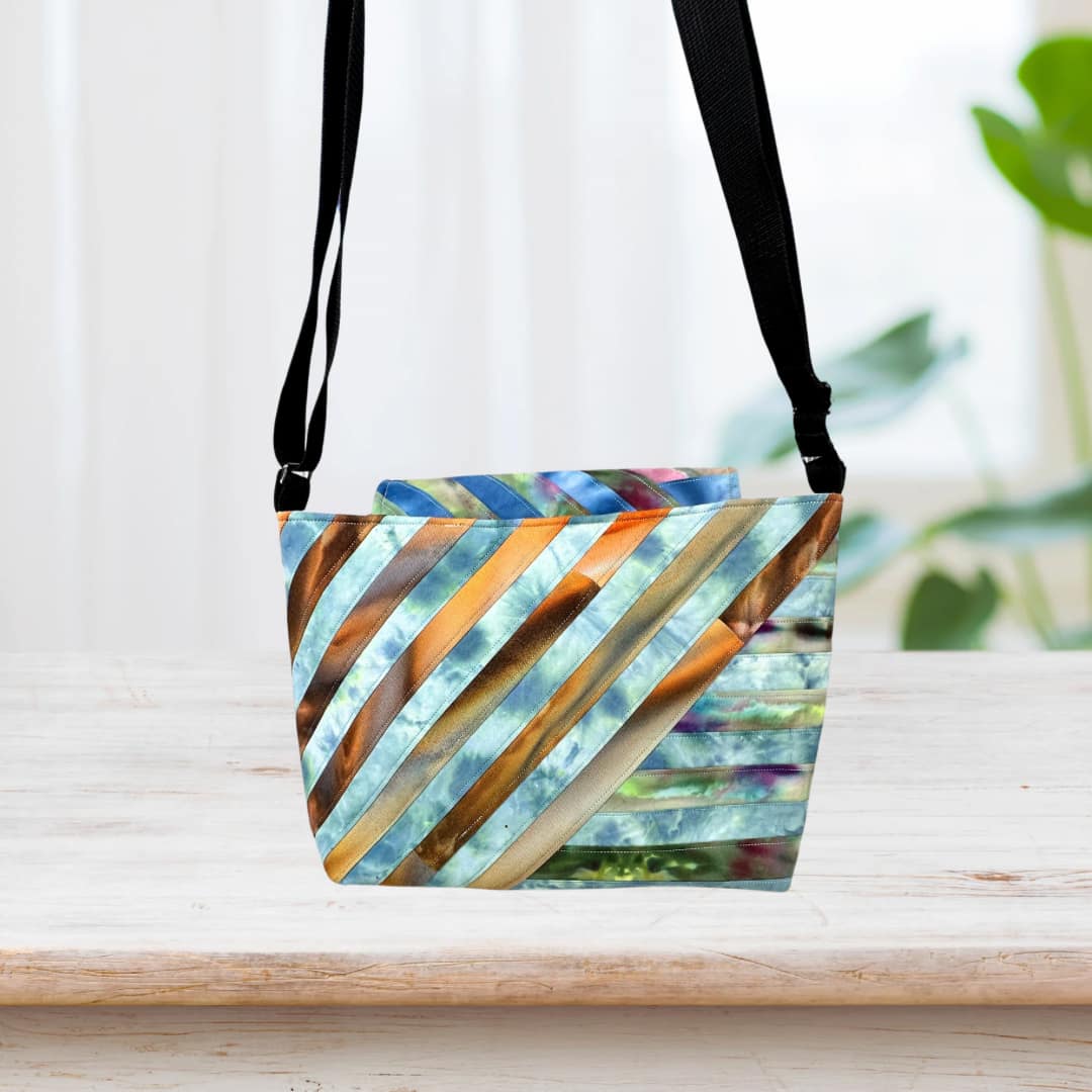 Tie Dye Handcrafted Quilted Purse